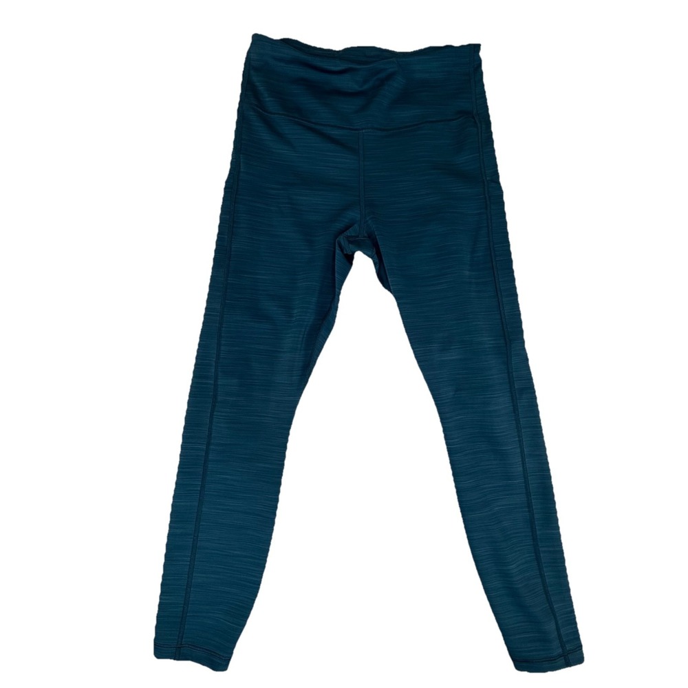 Athleta Ultimate Stash Pocket‎ 7/8 Tight M Medium Oceanic Teal Heathered 599739